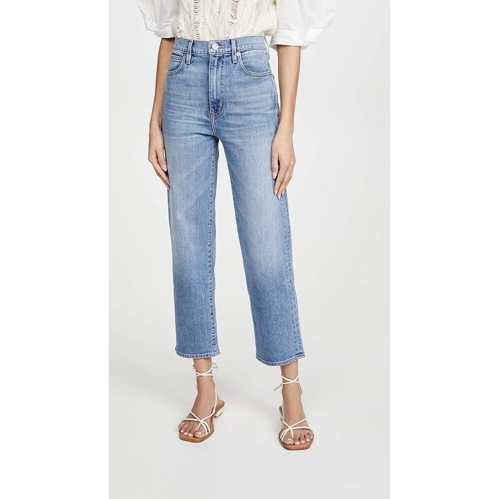 SLVRLAKE Light Blue Ankle & Cropped Jeans